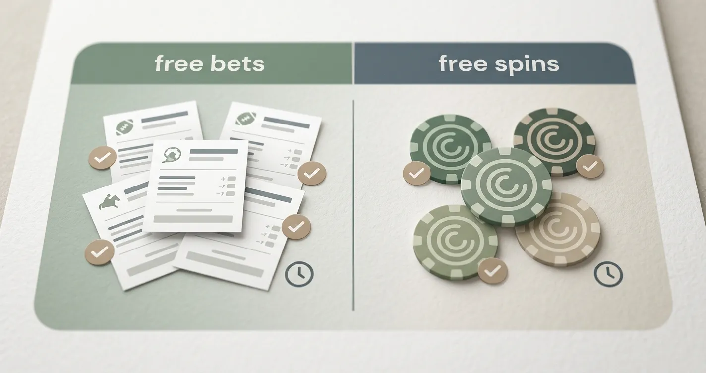 Spreadex free bets free spins comparison illustration for UK casino players