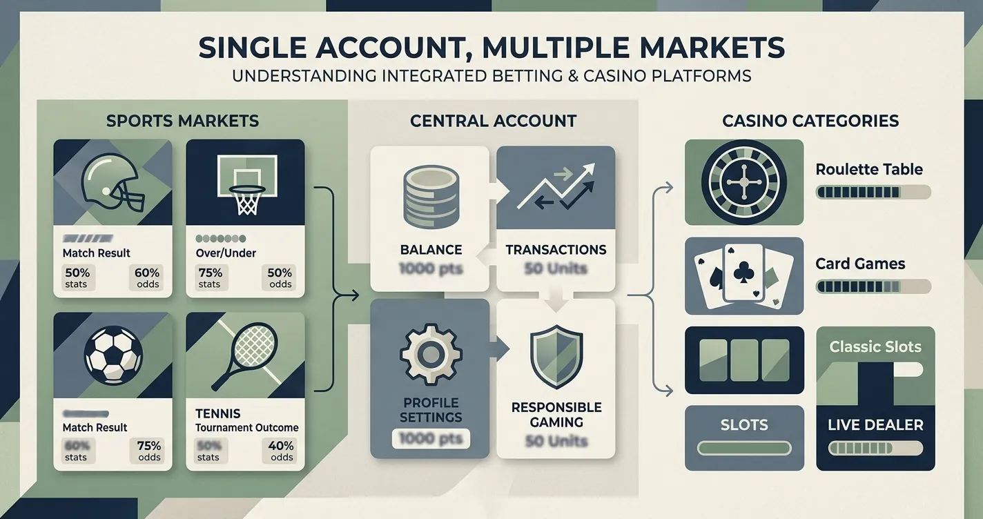 Spreadex sports betting casino split illustration for UK players comparing products